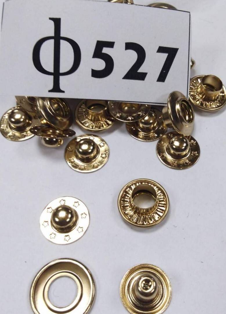 Кнопки 18 мм золото (10 шт)